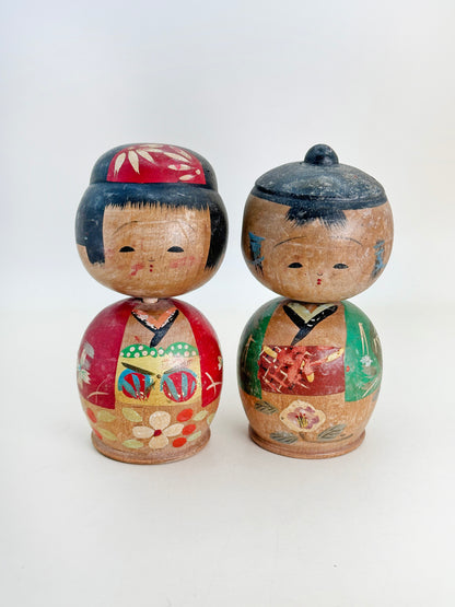 K10188 - Vintage Donko Kokeshi set どんこ