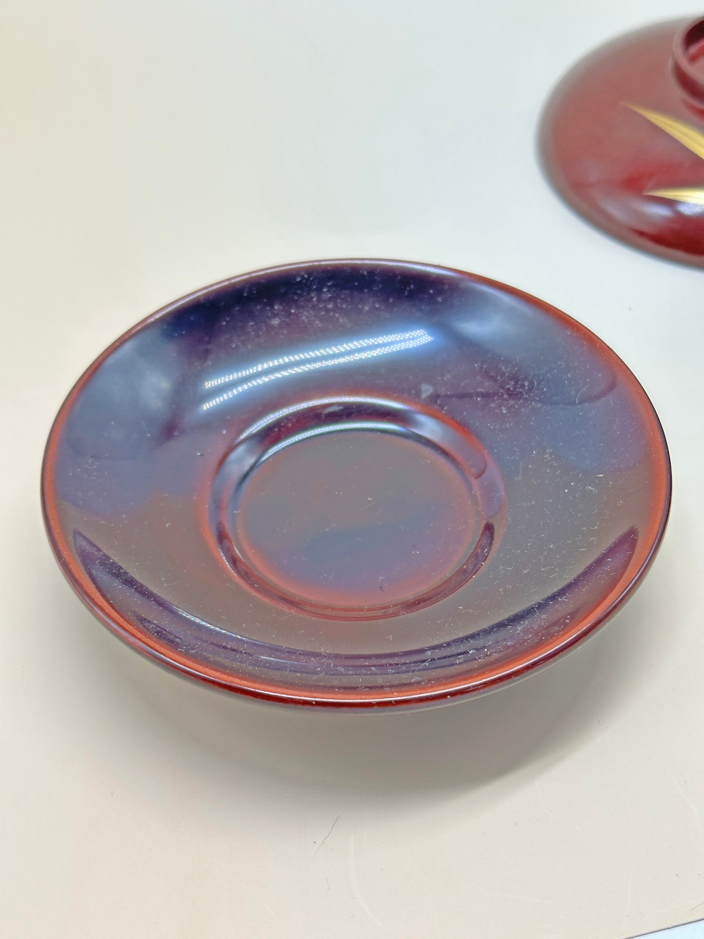 TB63 - Japanese Lacquerware Bowl Set - Aizu-nuri 会津塗