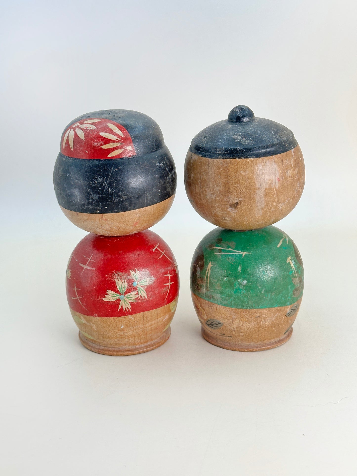 K10188 - Vintage Donko Kokeshi set どんこ
