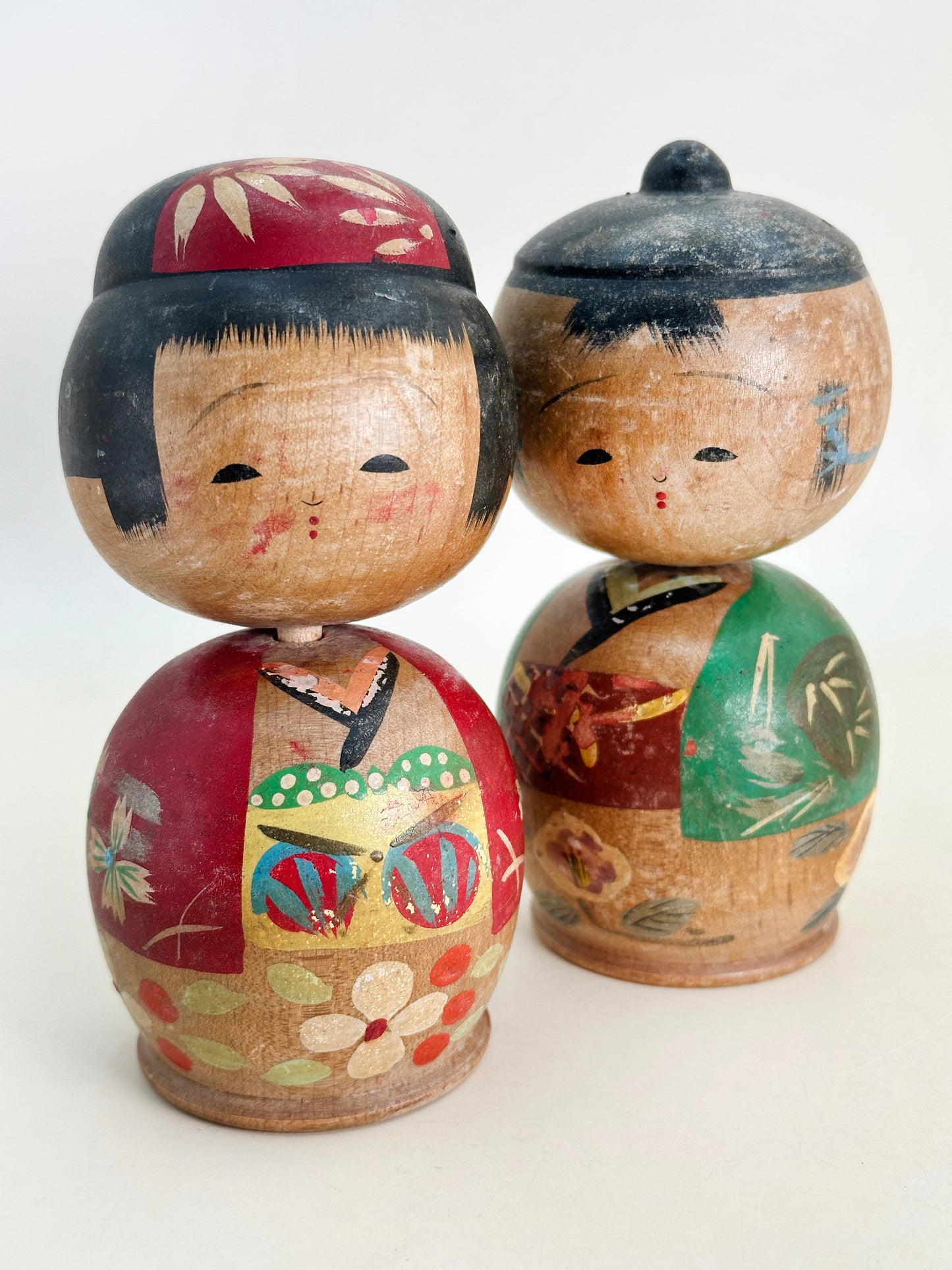 K10188 - Vintage Donko Kokeshi set どんこ
