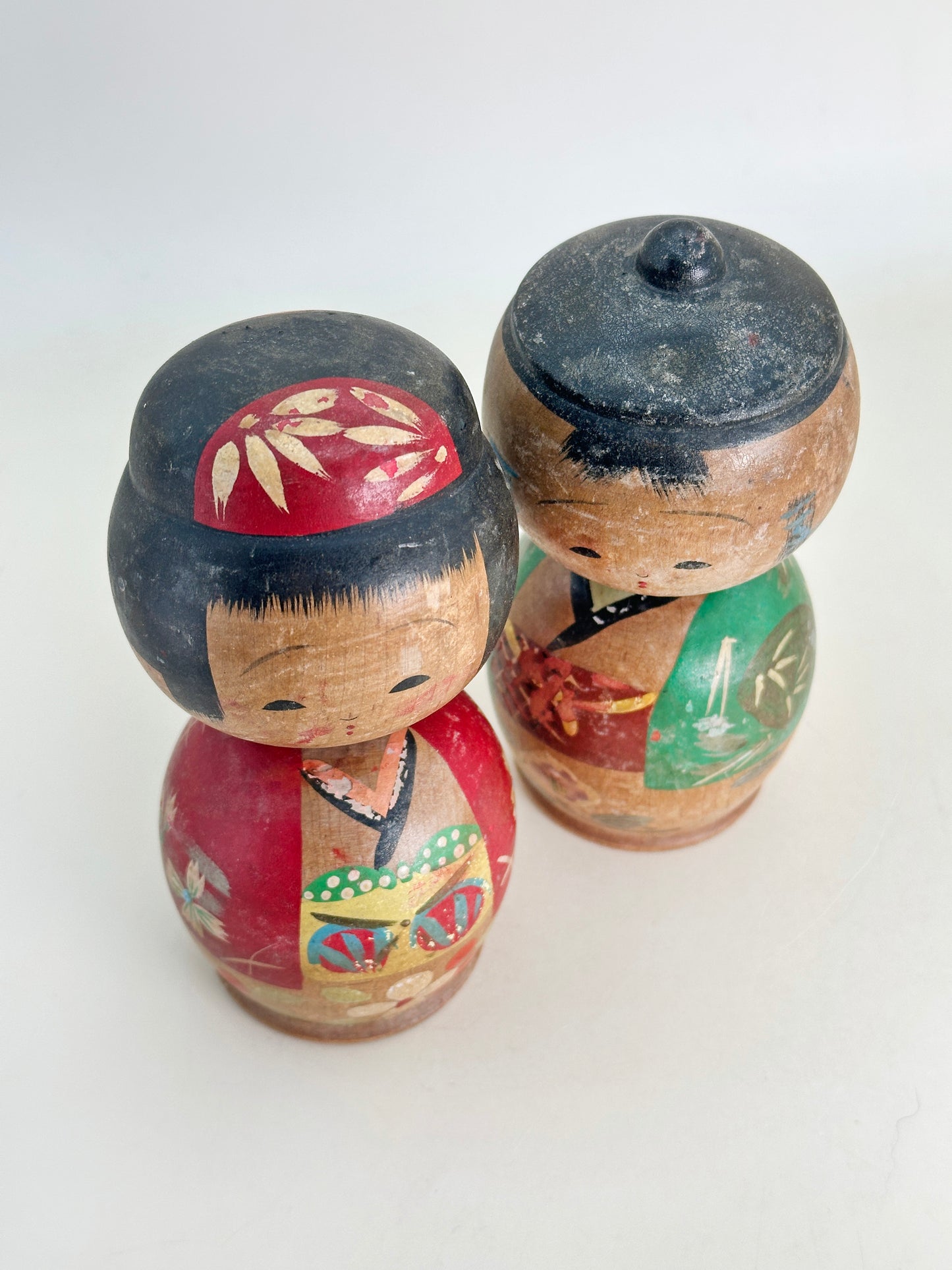 K10188 - Vintage Donko Kokeshi set どんこ
