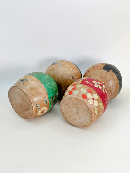 K10188 - Vintage Donko Kokeshi set どんこ