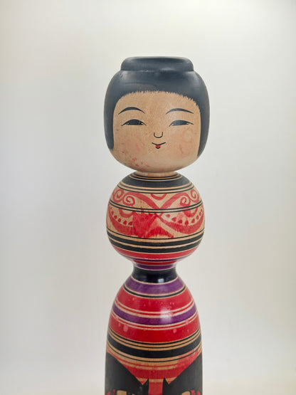 K30052 - Tsugaru kokeshi by Abo Muchihide 阿保六知秀