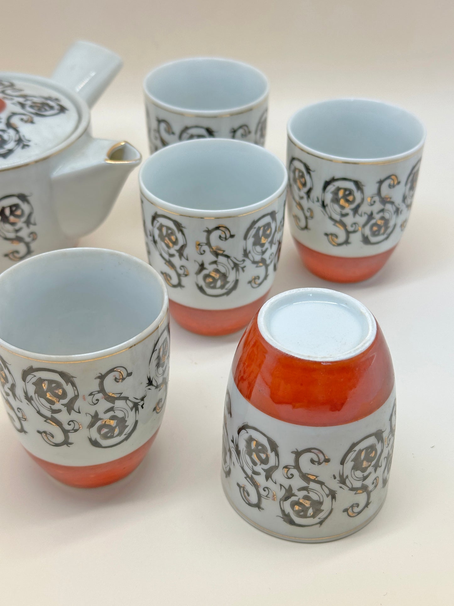 TB71 - Japanese Teapot Set Ichimon Tōen 一文陶苑