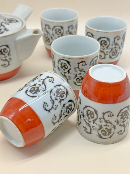 TB71 - Japanese Teapot Set Ichimon Tōen 一文陶苑