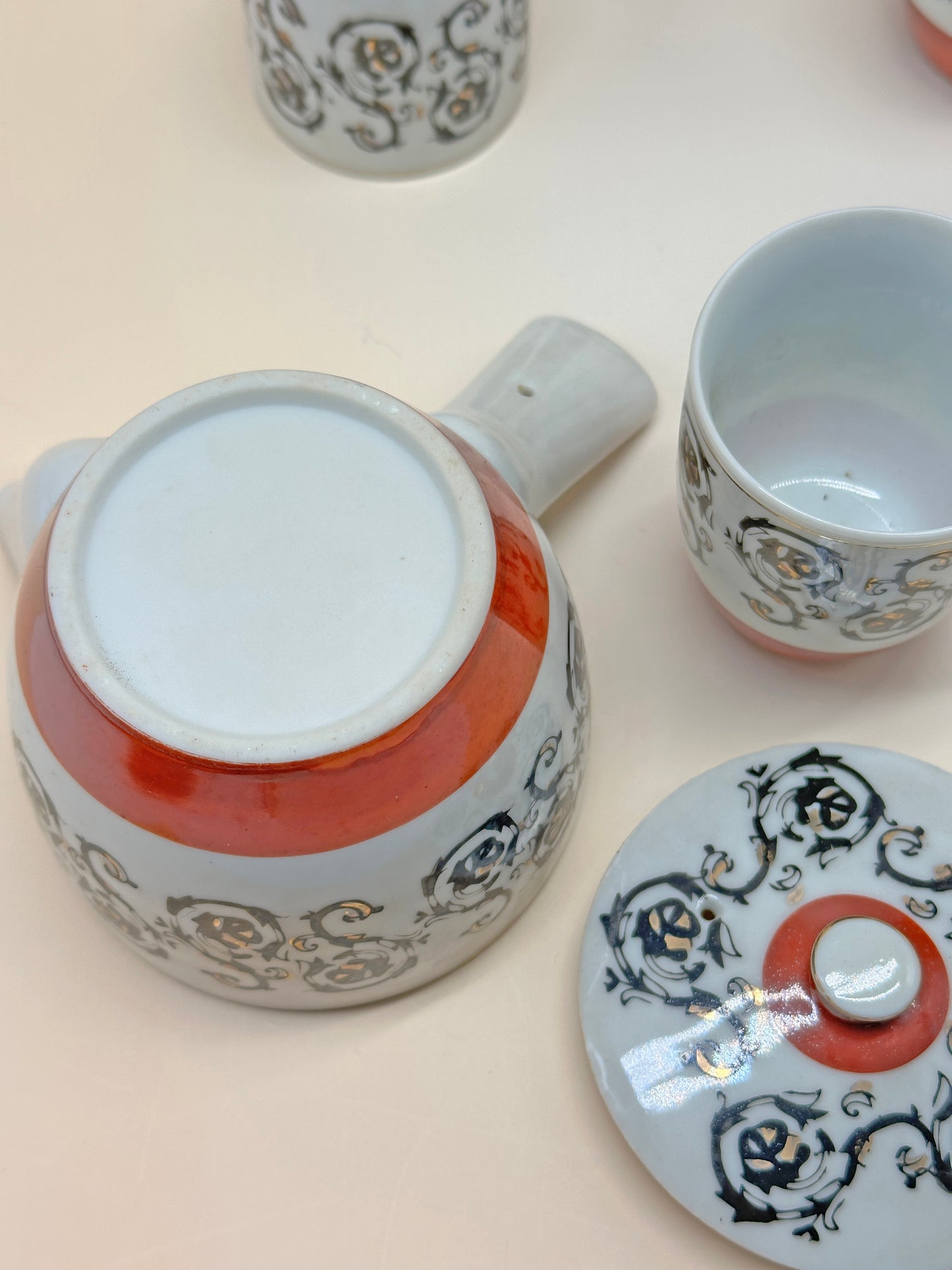 TB71 - Japanese Teapot Set Ichimon Tōen 一文陶苑