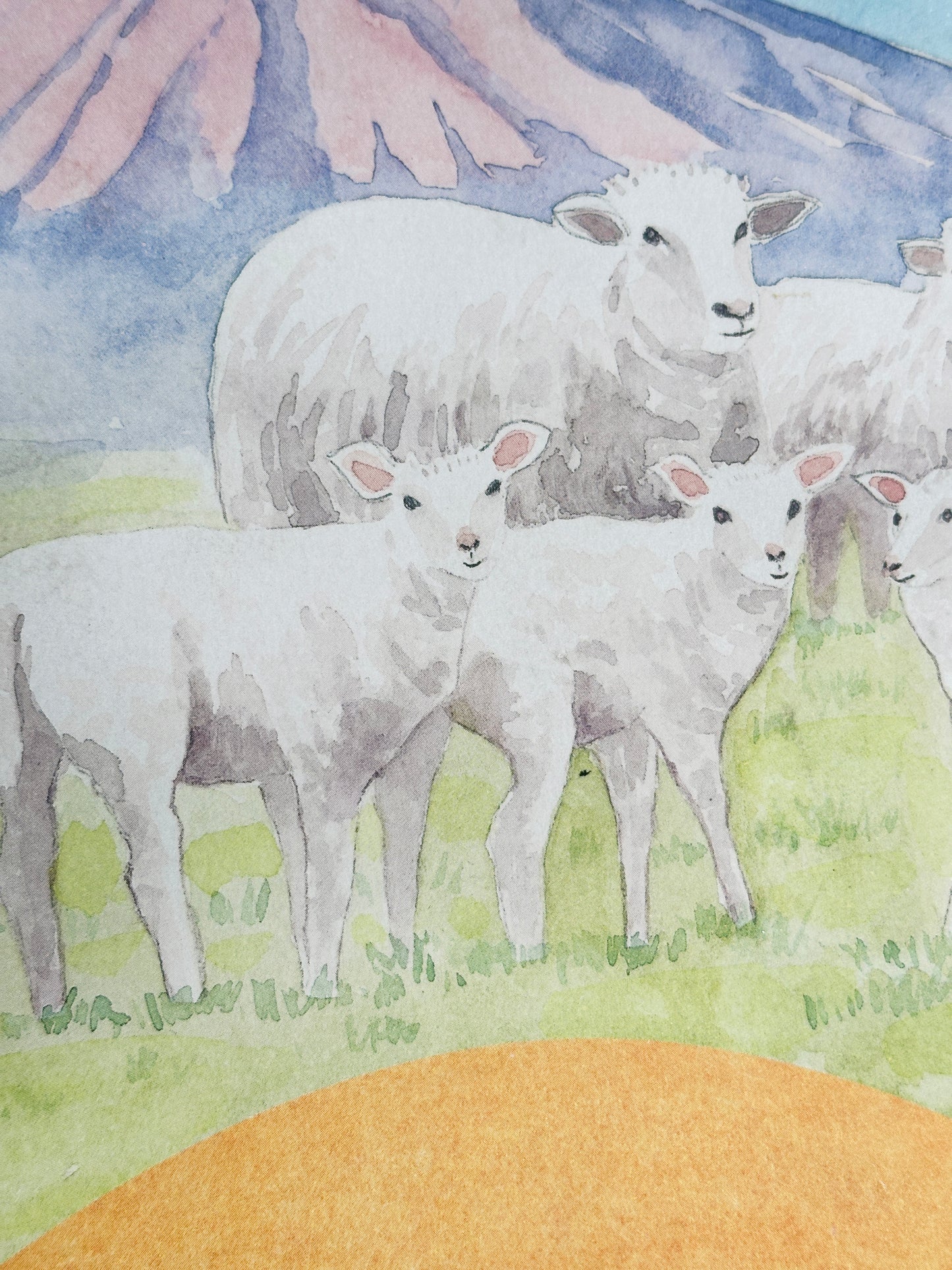 SHP248 - Shikishi Print of Sheep by Shōkō 祥行