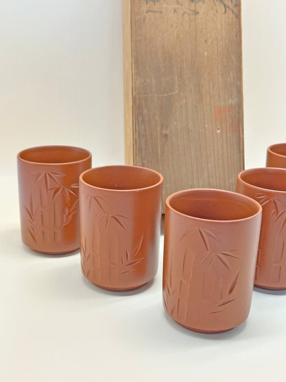 TB44 - Set of Teacup Tokoname-yaki 常滑焼