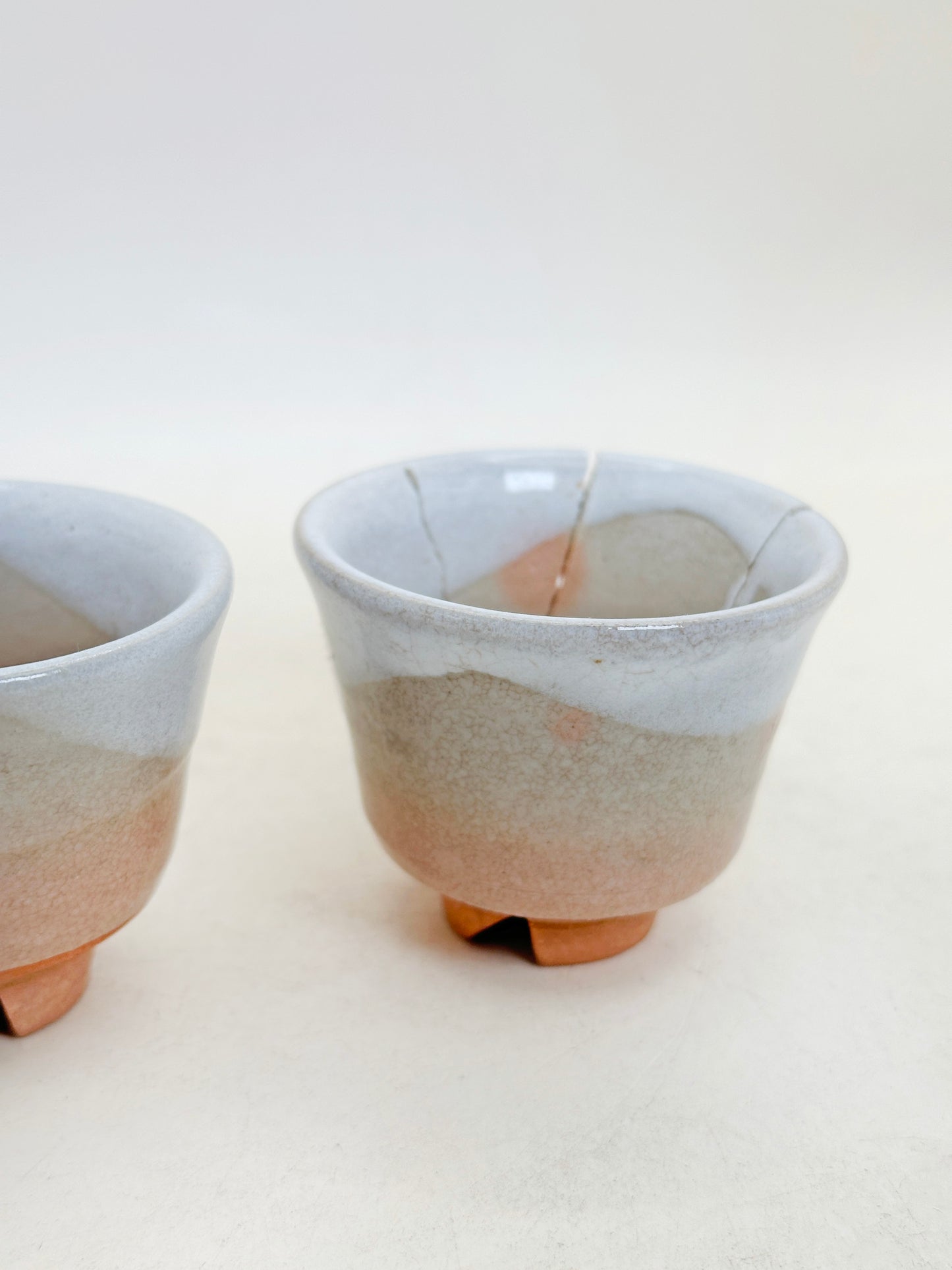 TB305 - Hagi yaki Tea cup for Kintsugi 萩焼