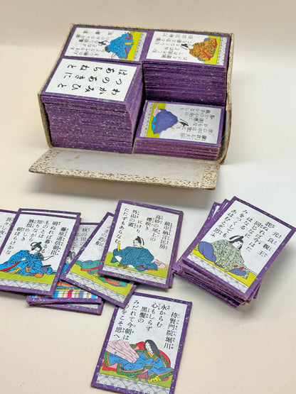 FT225 - Japan Vintage set of Hyakunin Isshu 百人一首