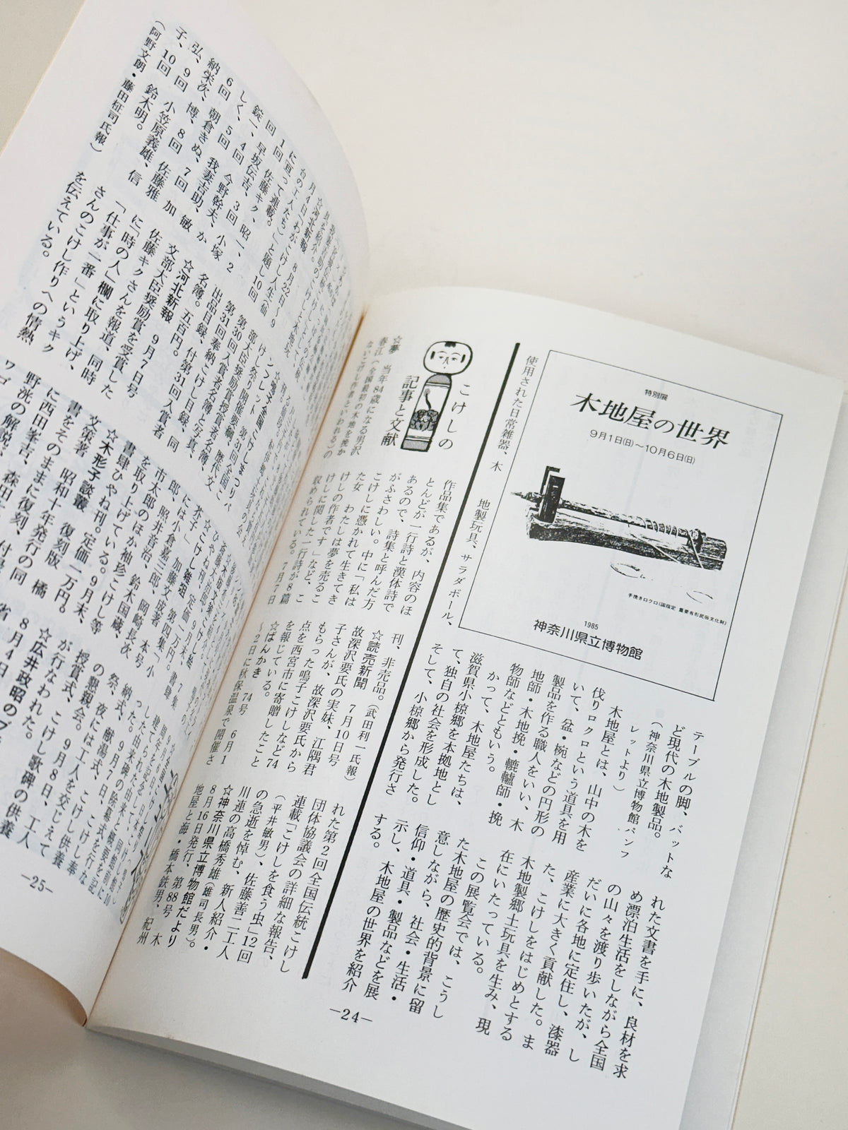 KT44 - Kokeshi Techō No. 295 — October 1985