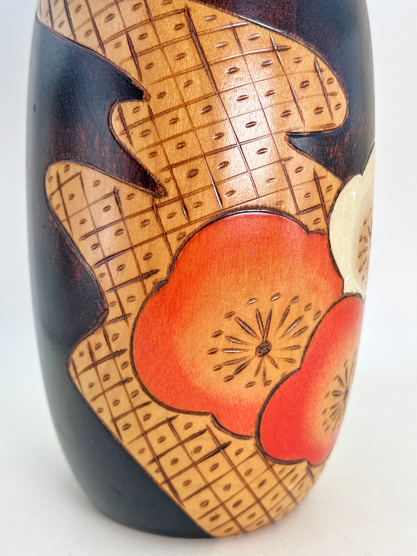 K25130 - Sosaku Kokeshi by Usaburō Okamoto 岡本卯三郎