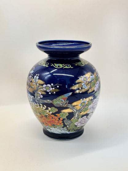 TB48 - Japan Vase Blue Meitō-gama 明陶窯