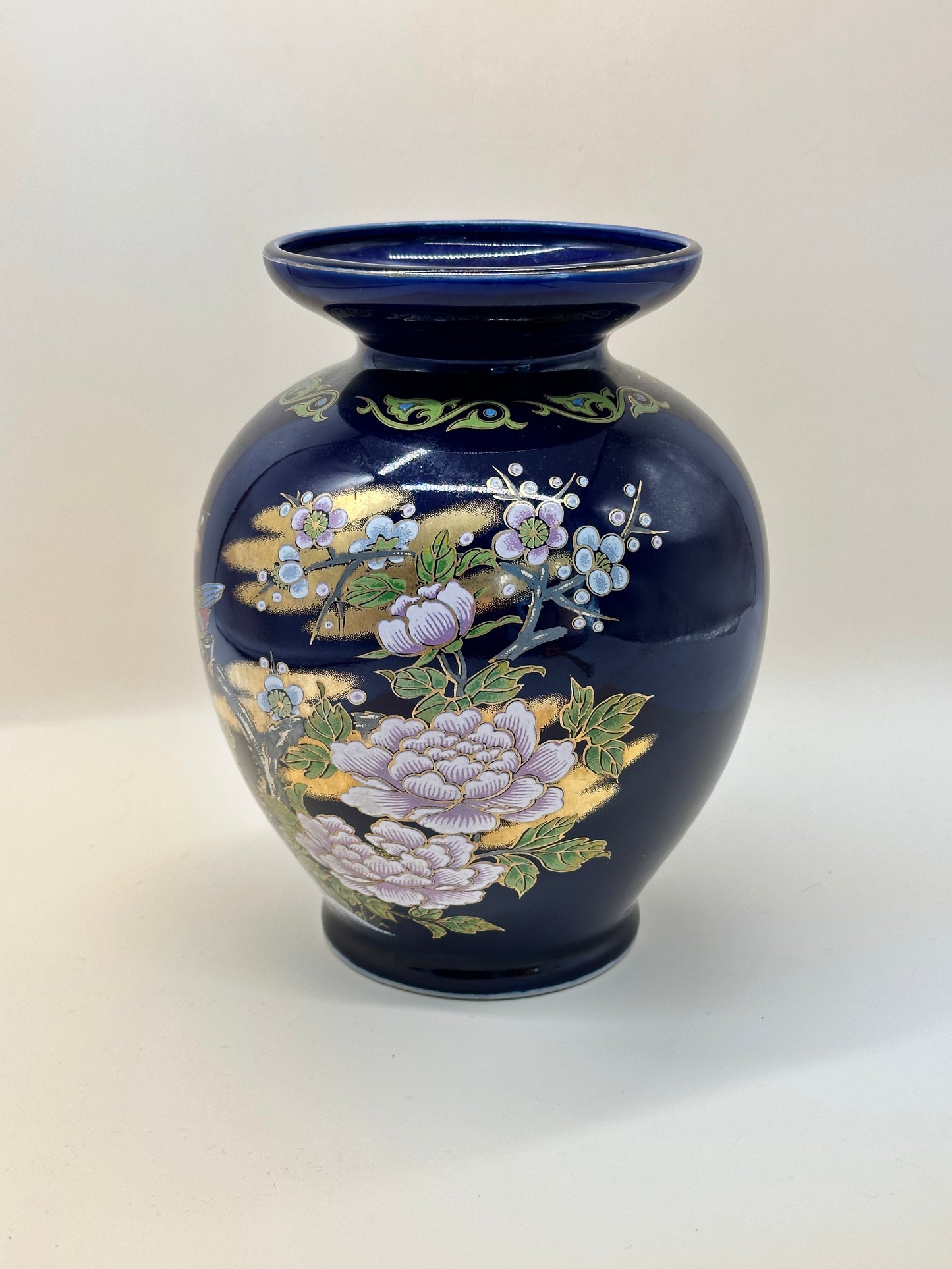 TB48 - Japan Vase Blue Meitō-gama 明陶窯