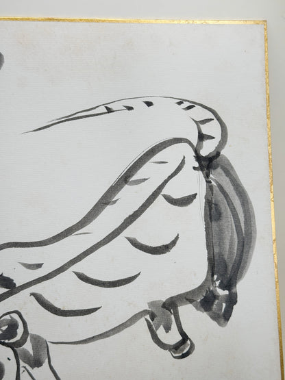 SHP317 - Shikishi artwork from 昭和甲寅 1974