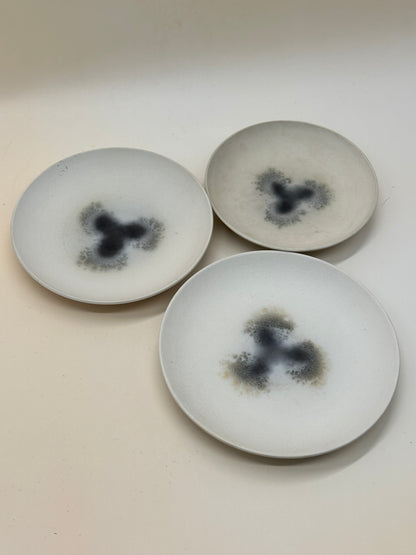 TB54 - Wabi-Sabi Ceramic Plate Set with Wooden Box