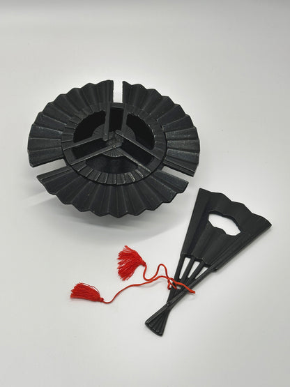TB49 - Japanese Cast Iron Ashtray & Bottle Opener Set 南部鉄器
