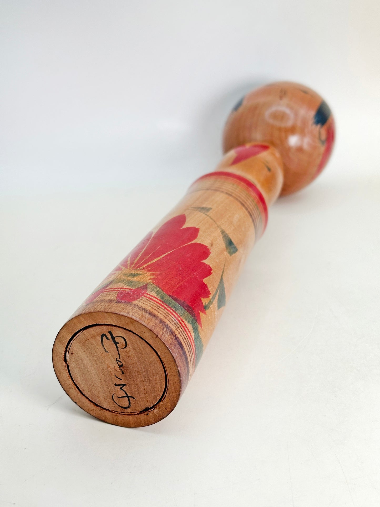 K30031 - Traditional Yajiro Kokeshi by Yukiko Inoue 井上ゆき子