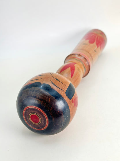 K30031 - Traditional Yajiro Kokeshi by Yukiko Inoue 井上ゆき子