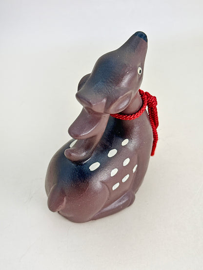 CB199 - Deer Dorei Clay Bell 奈良 鹿土鈴