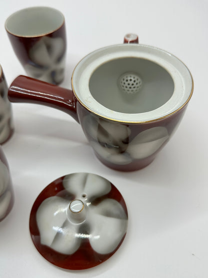 TB70 - Japanese Teapot and Teacup Set by Ichimon Tōen 一文陶苑