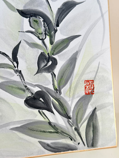SHP256 - Obra de arte Shikishi de campanilla Kikyo 桔梗