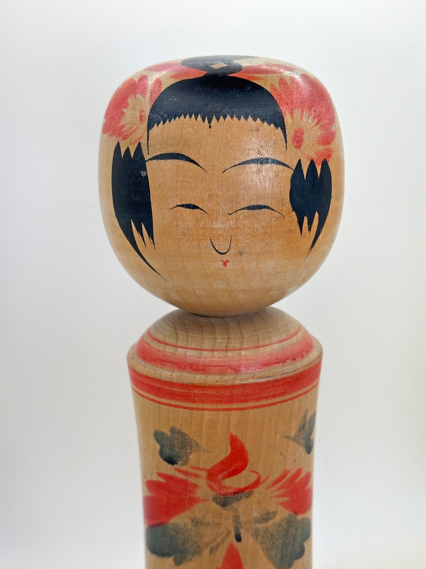K25187 - Naruko Kokeshi by Jinji Okazaki 岡崎仁治