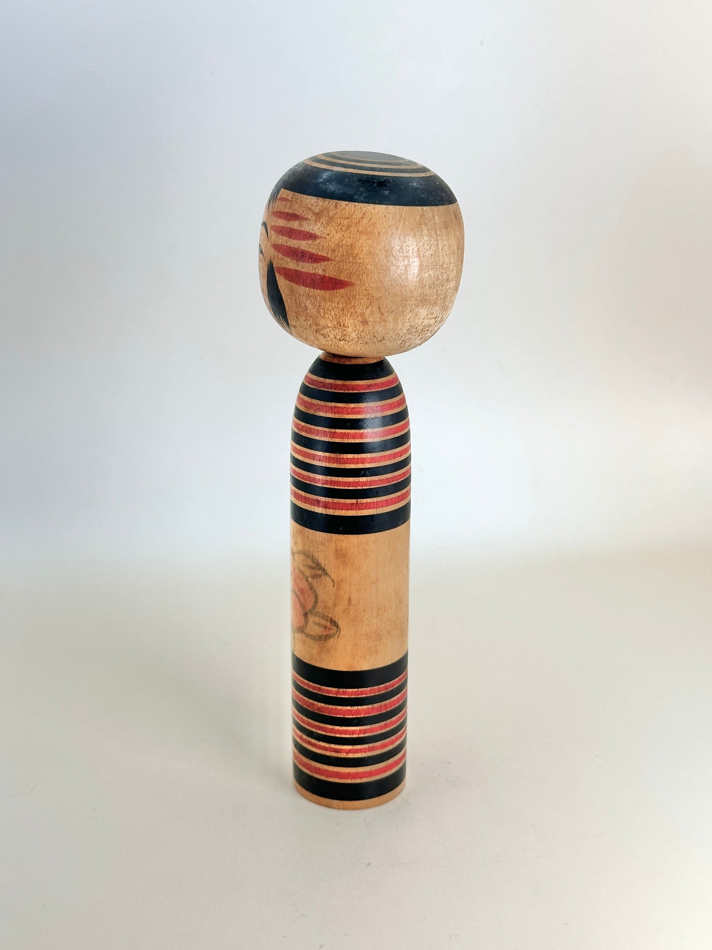K18109 - Nanbu Hanamaki Kokeshi by Nagao Sato 佐藤長雄