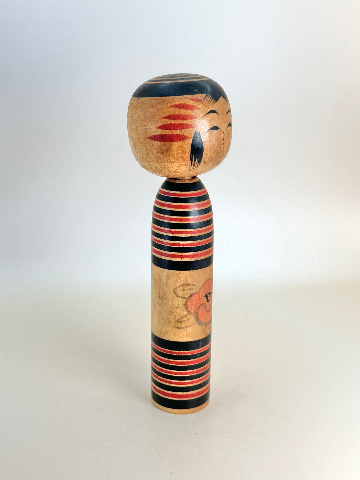 K18109 - Nanbu Hanamaki Kokeshi by Nagao Sato 佐藤長雄