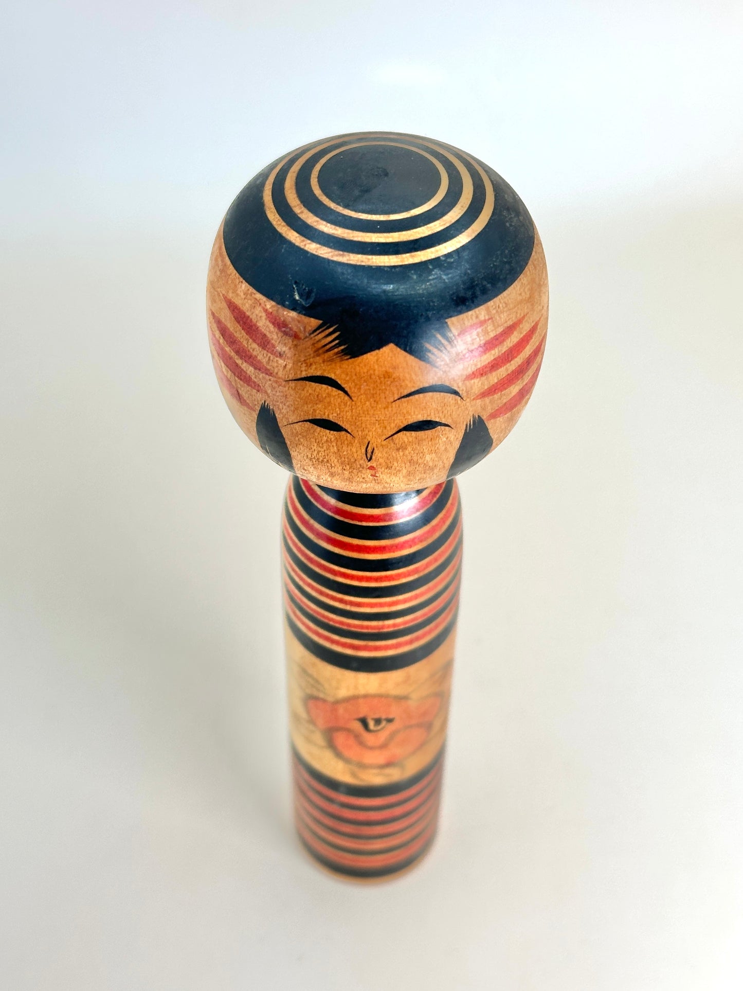 K18109 - Nanbu Hanamaki Kokeshi by Nagao Sato 佐藤長雄