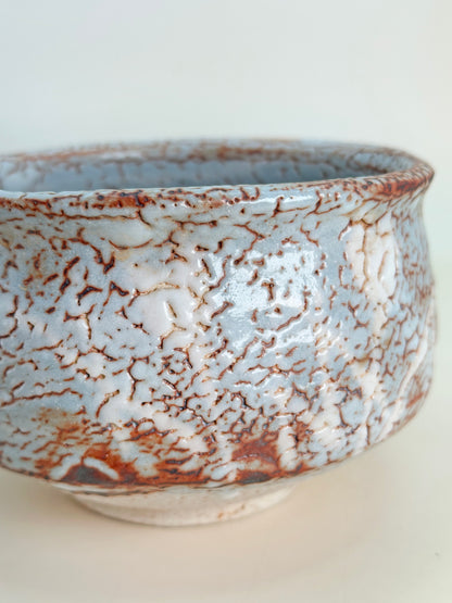 TC72 - Chawan Matcha Bowl of Shino-yaki 志野焼