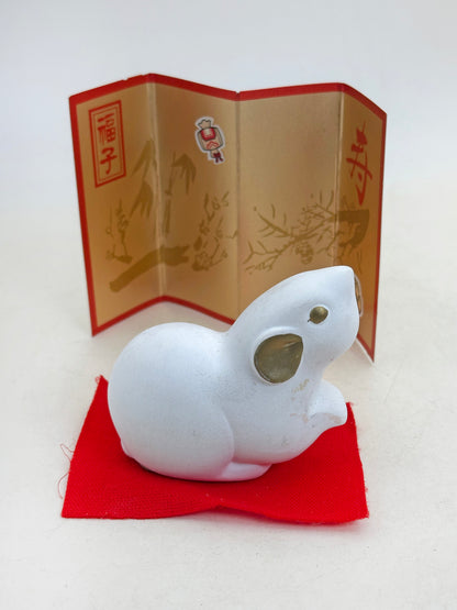 FT489 - zodiac rat ornament by Seizan-gama 靖山窯