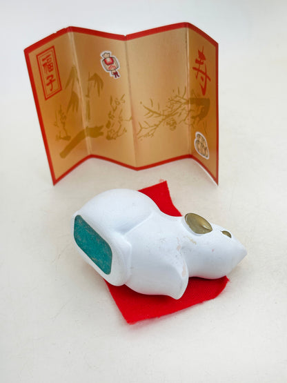 FT489 - zodiac rat ornament by Seizan-gama 靖山窯