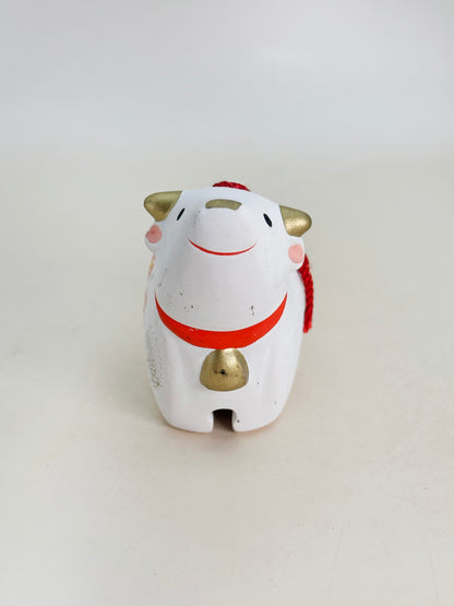 CB201 - Cow Dorei Clay Bell by Shōhō 昭峰