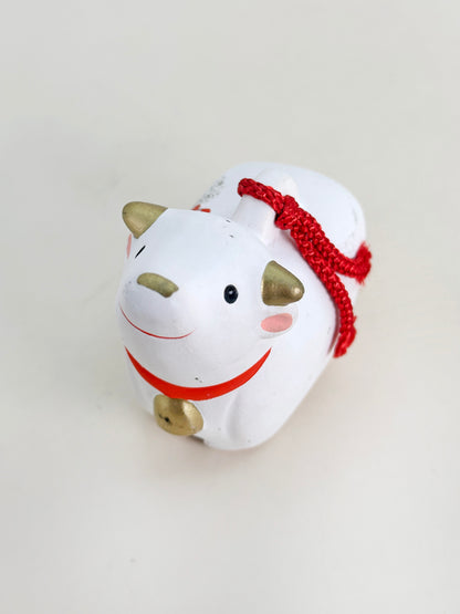 CB201 - Cow Dorei Clay Bell by Shōhō 昭峰