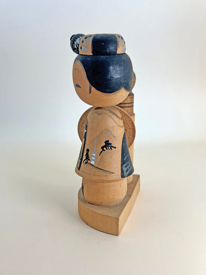 K15075 - Omiyage kokeshi Sanjo Ohashi 三條大橋