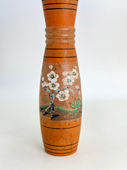 K20135 - Sosaku Kokeshi of Three Friends of Winter 歳寒三友