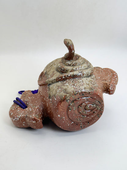 FT630 - Shigaraki Ware Snake & Lucky Mallet Ornament 信楽焼