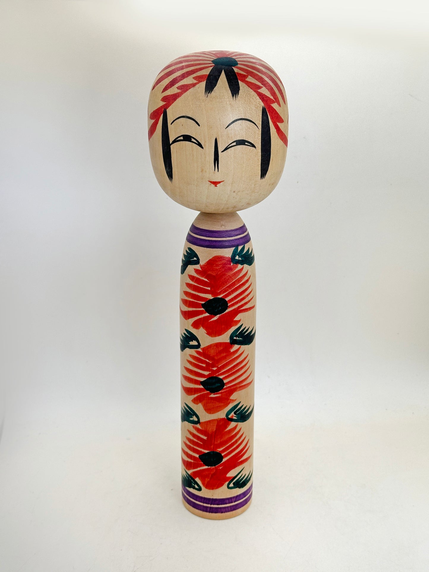 K30054 - Togatta Kokeshi by Yoshiaki Sato 佐藤好秋