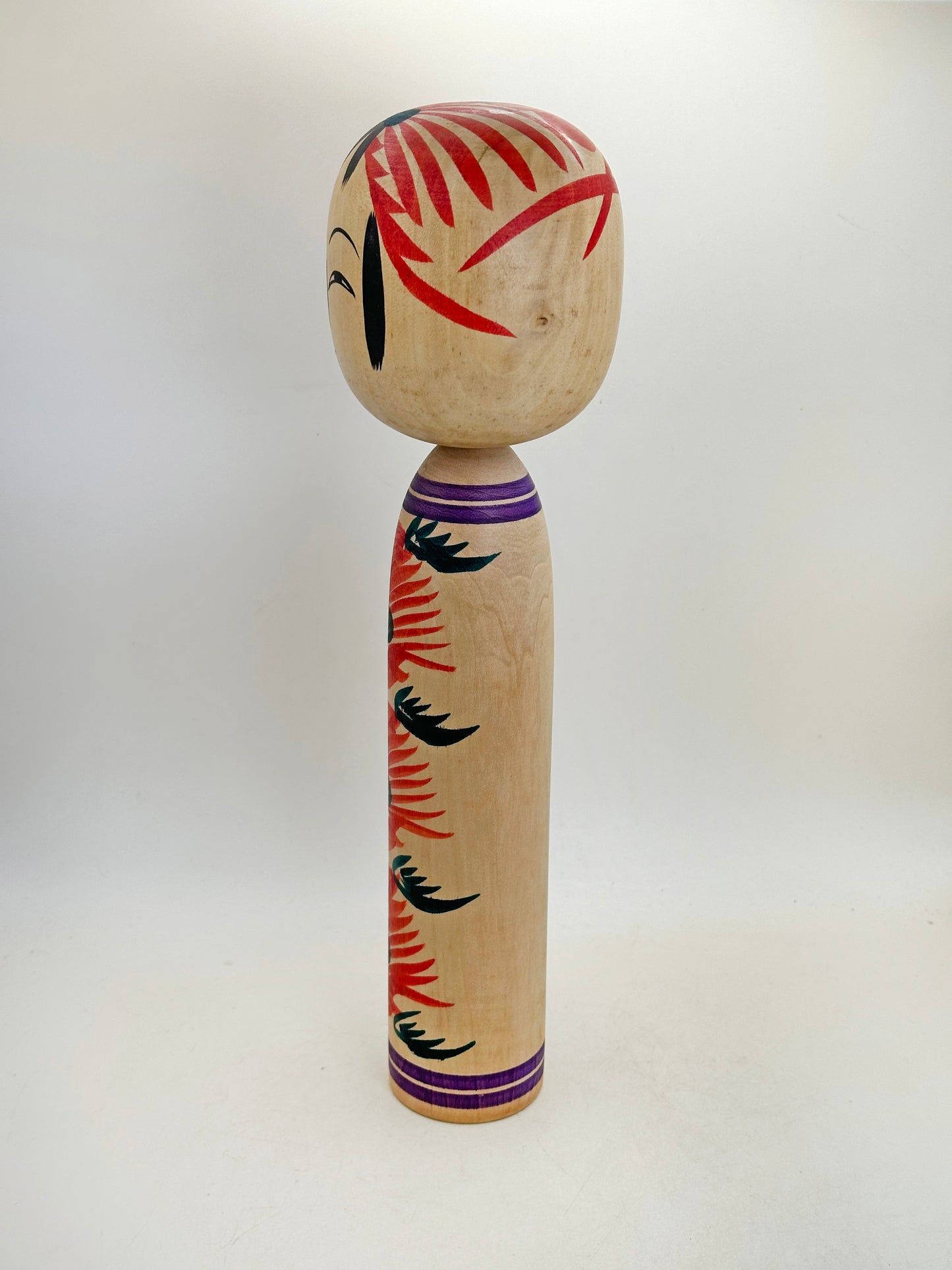 K30054 - Togatta Kokeshi by Yoshiaki Sato 佐藤好秋