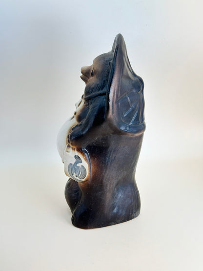 FT227 - Vintage Shigaraki-yaki tanuki 信楽焼狸像