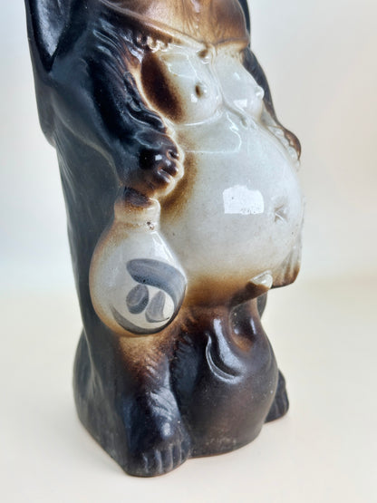 FT227 - Vintage Shigaraki-yaki tanuki 信楽焼狸像