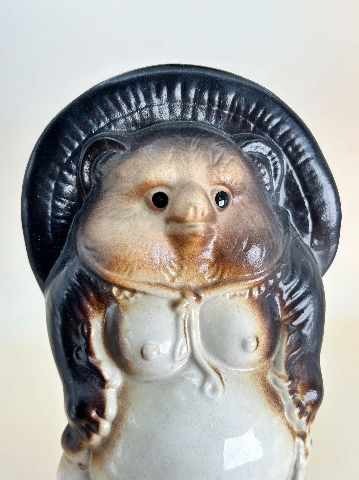 FT227 - Vintage Shigaraki-yaki tanuki 信楽焼狸像