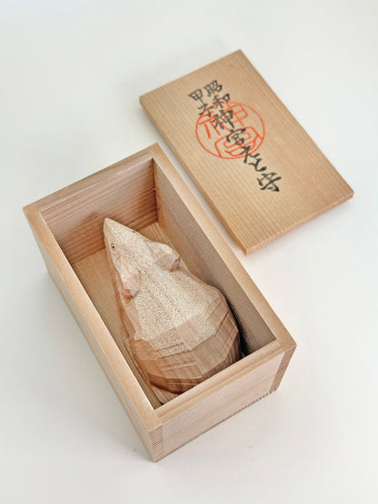 FT228 - Wood Carving Zodiac Mouse of Ise Jingū 伊勢神宮