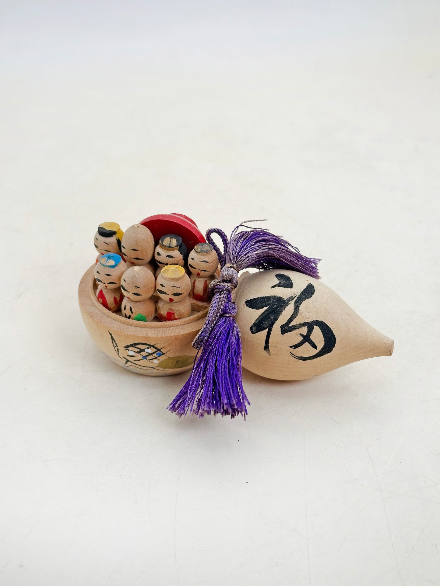 FT480 - Omiyage Kokeshi of 7 lucky gods 七福神