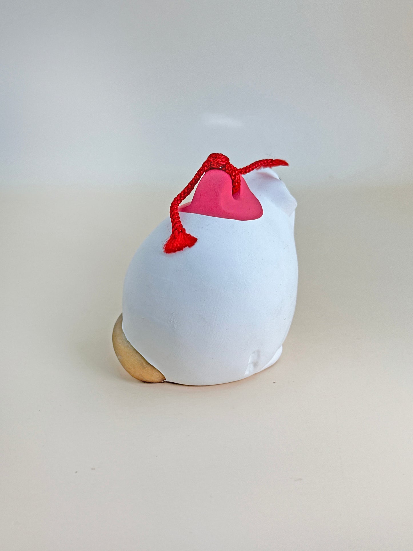 CB086 - Mouse Dorei Clay Bell – 招福干支 鼠土鈴