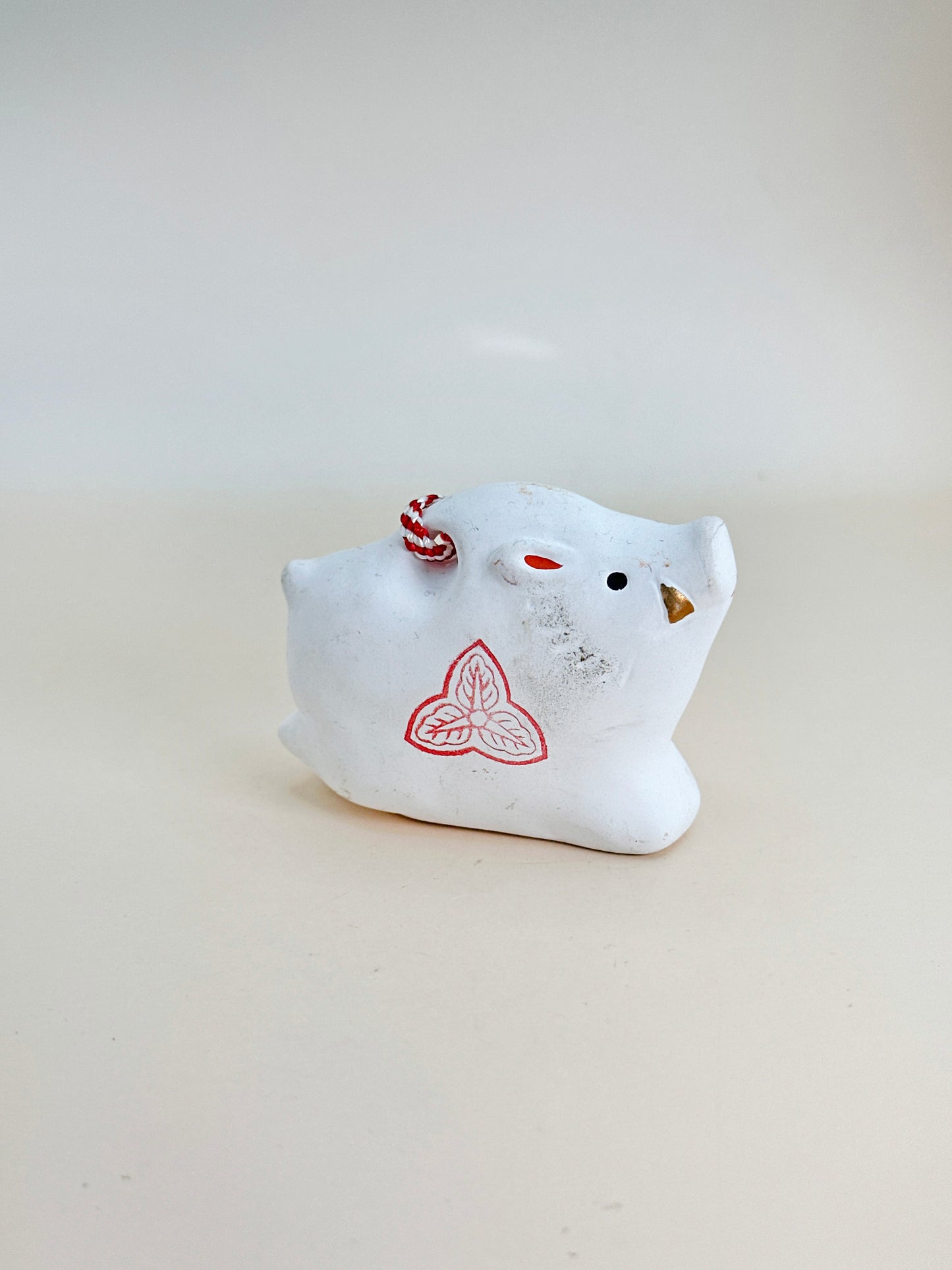 CB088 - Boar Dorei Clay Bell – Nishinomiya Shrine 西宮神社