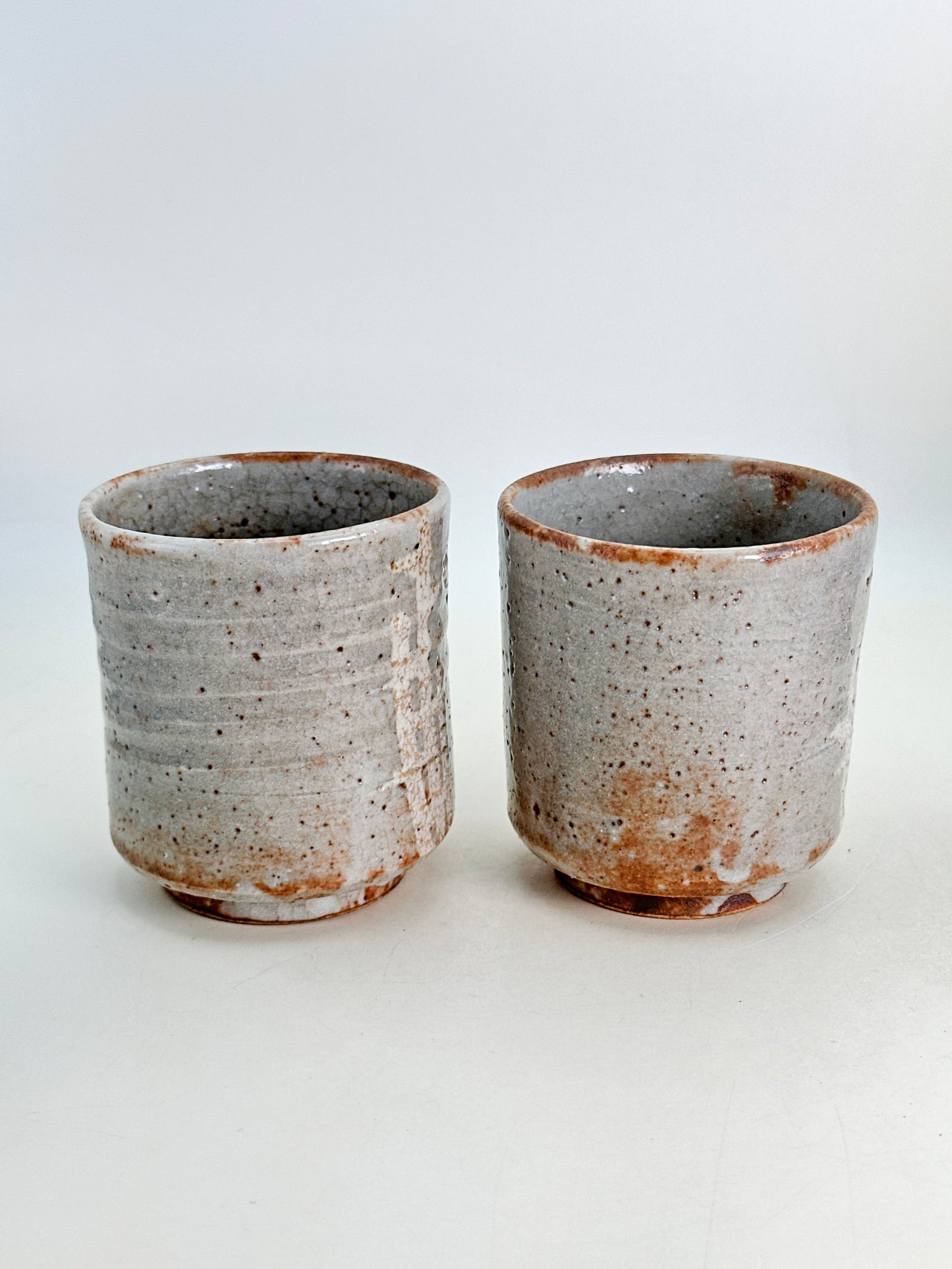 TB200 - Yunomi Tea Cups Karatsu-yaki 唐津焼