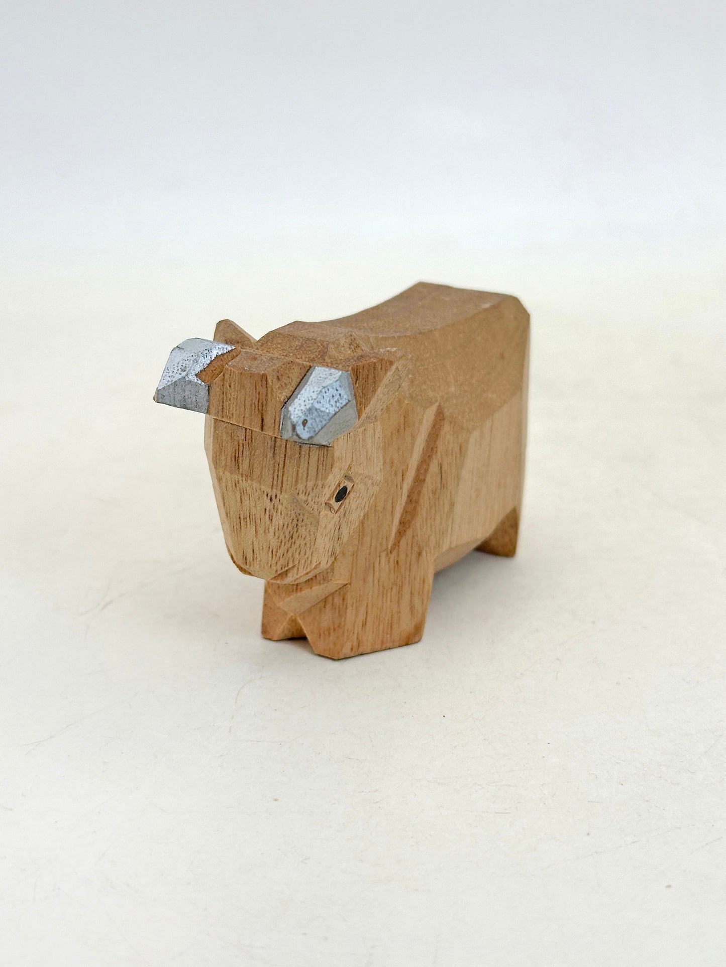 FT485 - Woodcarving cow from Kasuga Taisha 春日大社 1973