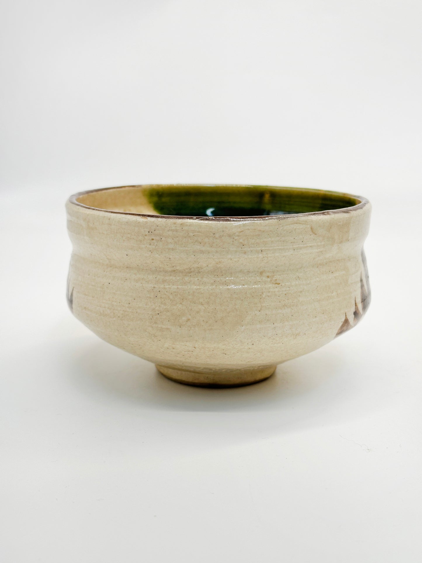 TC74 - Tazón Chawan para Matcha de Oribe-yaki 織部焼